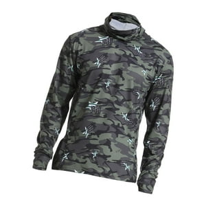 Genérico - Camiseta Con Capucha Y Protección Solar Para Hombre, Protector Solar Fino Para Montar Al Aire Libre, Xxl, Verde