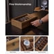 thumbnail image 3 of Watch Box Organizador De Madera De Nogal Rústico Con 12 Ranuras, 3 of 9