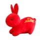 thumbnail image 3 of Bonito Conejo De Peluche, Decoración Para El Festival De Primavera, Oficina, Rojo, 20 Cm., 3 of 5