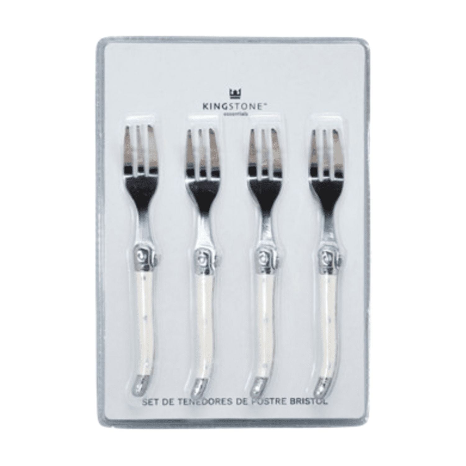 Kingstone - Set 4 Tenedores Postre Bristol