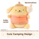 thumbnail image 5 of Peluche GUND Sanrio Pompompurin 15 cm – Tema de campamento, 5 of 8