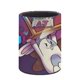 thumbnail image 3 of ¡Hola AJ!-theme Cylinder Pen Holder Pencil Organizer with Flannel Lining PVC Leather Material Cardboard Base for study work 10*8CM, 3 of 6