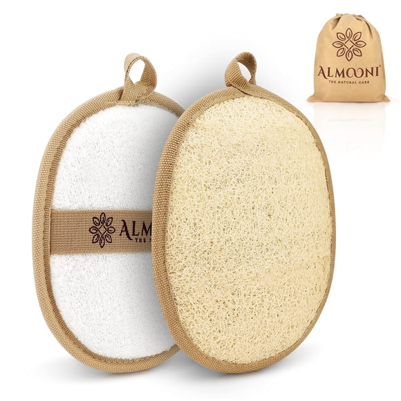 Exfoliante Corporal De Lufa Natural Paquete De 2