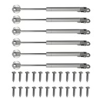 Genérico - Brazo Hidráulico 100N Pack 6 Para Puertas