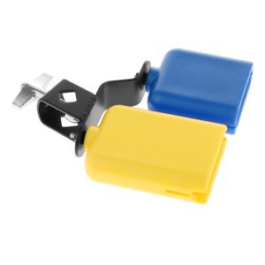 Magideal - Juego De Batería De Sonido Alto Y Bajo, Juego De Campana Para Hacer Ruido De Percusión, Accesorio De Juego De Campana De Doble Montaje , Estilo C