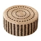 thumbnail image 5 of Cojín de meditación de paja, cojín de suelo de tatami, cojín de asiento hecho a mano, cojín de suelo de estilo japonés para sala de estar interior de Negro 45cm, 5 of 5