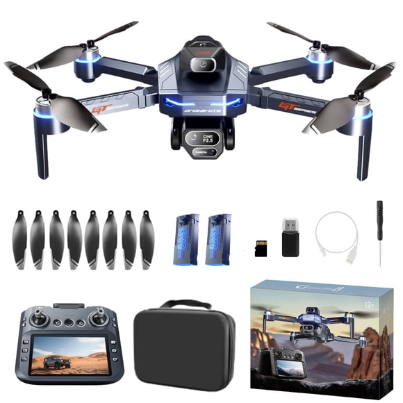 Drone SuperRC GT8 plegable con cámara HD y pantalla LCD de 5"