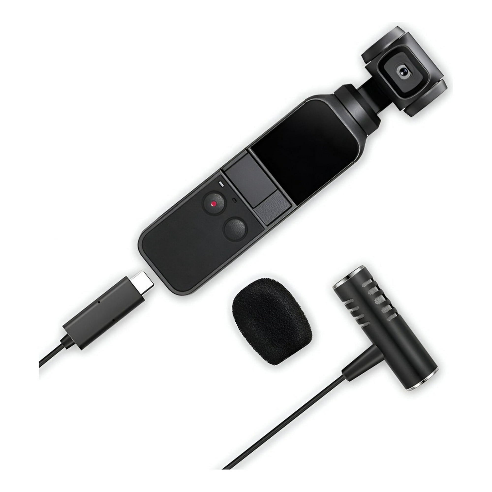 Genérico - Micrófono Digital Usb Tipo C Solapa Estabilizador De Video