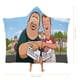 thumbnail image 2 of Tipos de Renta Básica Universal Manta Capa con Capucha Anti-Bolitas, Manta de Lana Ártica Suave, Manta Portátil de Felpa Ligera y Lujosa, Poncho para Siesta en Casa y Oficina, 100*130cm, 2 of 6