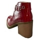 thumbnail image 2 of Botin rojo croco Correa, 2 of 4
