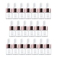 Ioensy - 20 Piezas Botellas Cuentagotas Exprimibles Para Envases Cosméticos Cuentagotas Líquido Para Ojos 2Ml