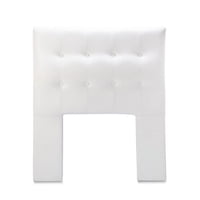 Dgb - Respaldo Cama 1 Plaza Pu Blanco Sevilla Cp