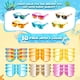 thumbnail image 2 of Lentes de sol infantiles Hldgras, paquete de 18, UV400, colores neón, 2 of 8