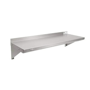 Prochef - Repisa Mural Lisa 120X30 Cm Acero Inoxidable Ws-1200