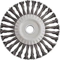 Grata Circular Acero Templado Trenzado 7'' - Calibre De 0,6 Mm - Buje 7/8''- Hela