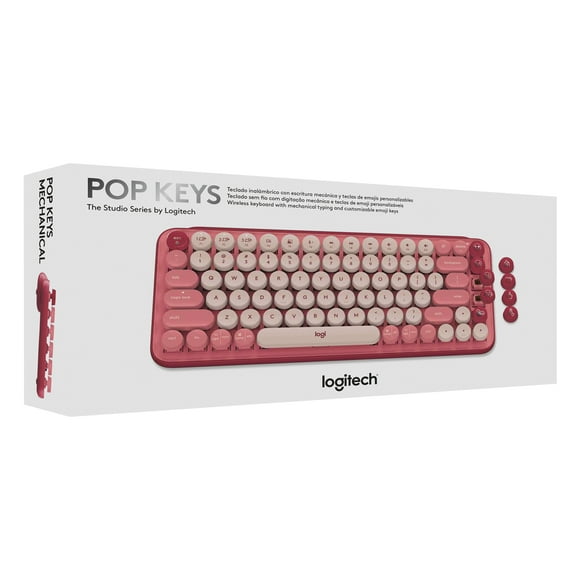 Teclado Mecánico Logitech Pop Keys Rojo