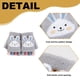 thumbnail image 3 of Lindos guantes de invierno tejidos de lana para niños pequeños, cálidos guantes convertibles sin dedos con funda para manoplas para niñas y niños, 3 of 6