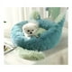 thumbnail image 4 of Cama Redonda Tipo Orejas Perros Y Gatos 50cm Antideslazante - Verde, 4 of 5