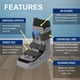 thumbnail image 3 of Bota para Caminar M TECNOLOGÍAS DE MANEJO DEL DOLOR Cloud Walker con Caparazón Completo, 3 of 6