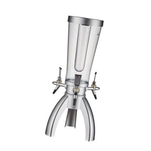 Magideal - Dispensador De Cerveza Torre De Cerveza Con Tubo Frío Herramienta De Barra Transparente Fácil De Usar Dispensador De Bebidas Versátil Con Grifo Para P
