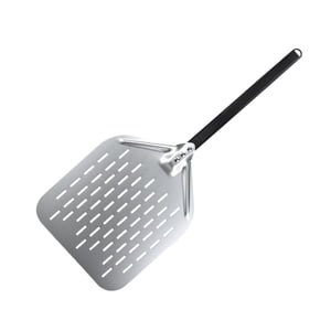 Magideal - Bandeja Para Pizza Con Cáscara De Pizza, Fácil Almacenamiento Con Asa, Práctica Paleta Para Pizza, Cáscara Giratoria Para Hornear Queso, Pan, Horno Y