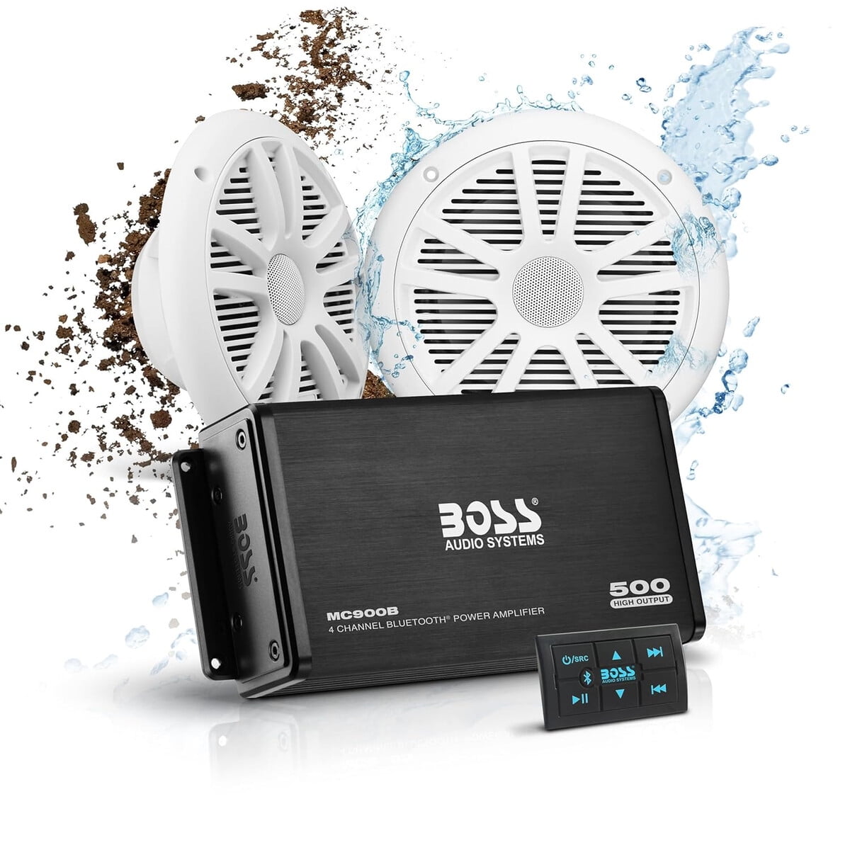 Boss Audio Systems - Parlantes Boss Audio Ask902b 6 6 5 Bluetooth 500w Marino