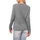 thumbnail image 3 of INSPIRE CHIC Suéter de Manga Larga Raglán para Mujeres 2025 Otoño Invierno Tejido de Punto Básico Camiseta Conjuntos L Gris, 3 of 6