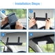 thumbnail image 5 of Porta pañuelos para coche, [versión mejorada] Porta pañuelos colgante para coche, porta pañuelos de piel sintética de primera calidad, universal, fácil de usar (negro), 5 of 7