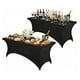 thumbnail image 1 of Pack X2 Funda Mantel Spandex 183x75x75 Color Negro, 1 of 3