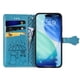 thumbnail image 4 of Funda Cartera FOXDOCK para iPhone 17 Pro Max , Flip PU con Relieve de Gatos y Perros, Tarjetero y Soporte, 4 of 6