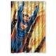 thumbnail image 1 of Cortina de ducha de Superman con ganchos (48 x 72 pulgadas), 1 of 3