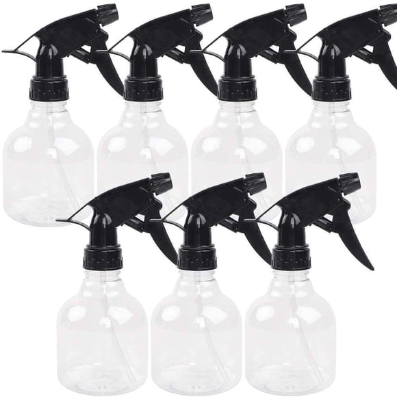 Botellas De Aerosol De 250 Ml (8 Oz) De Plástico Con Boquilla 7 Unidades
