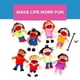 thumbnail image 4 of Set de marionetas de mano Fun Express, 8 piezas, Happy Kids, multiétnico, 4 of 6