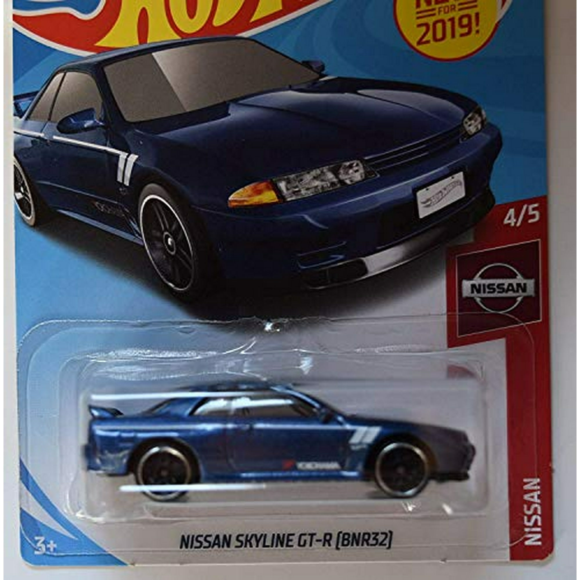 Hot Wheels 2019 Nissan Series Nissan Skyline Gt-r (bnr32) 1/250 Azul