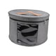thumbnail image 4 of Caja Para Sombreros Portátil, Plegable, Redonda, Para Guardar Sombreros, Armario, Sala De Estar, Color Gris, 4 of 5