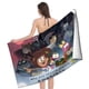 thumbnail image 4 of Amphibia Toalla de playa de secado rápido con diseño temático, regalo para mujeres y niñas, ideal para cumpleaños, fans, amantes de la música, uso en la playa o al aire libre, 78 × 160 cm, 4 of 6