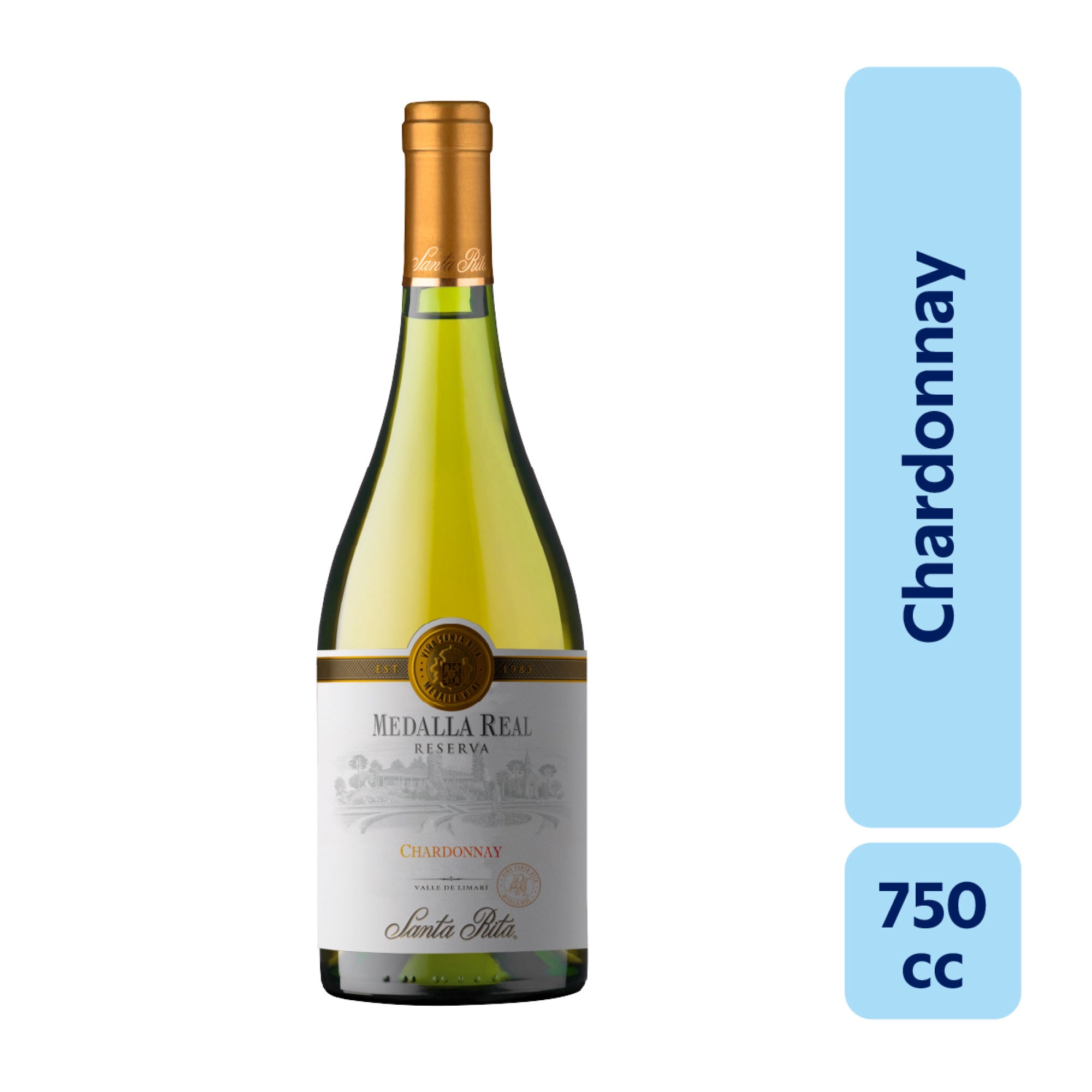 Vino Blanco Medalla Real Reserva Chardonnay Botella