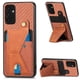 thumbnail image 1 of Funda Resistente para Samsung Galaxy A13 5G con Tarjetero y Soporte, Diseño Magnético Marrón, 1 of 5