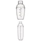 thumbnail image 3 of 2x Coctelera Transparente Mate Botella Bar Pub Fiesta Suministros 350cc 1000cc, 3 of 5