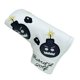 thumbnail image 2 of Funda Para Cabeza De Palo De Golf, Forro Polar De Piel Sintética Duradera, Funda Para Cabeza De Conductor De Golf, Putter Blanco, 2 of 5