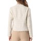 thumbnail image 3 of BLAZER DE TWEED A CUADROS INSPIRE CHIC PARA MUJERES DE VUELTA A LA ESCUELA MANGA LARGA ABIERTO DELANTERO CHAQUETA DE OFICINA XL BEIGE, 3 of 6