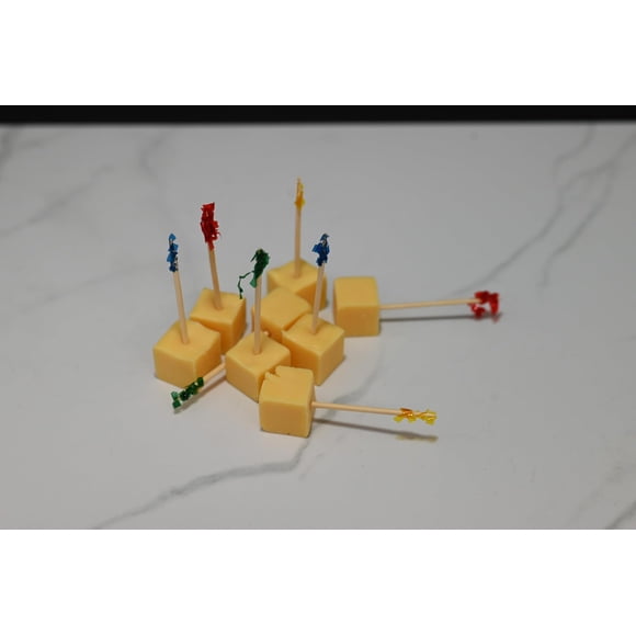 Cubos Falsos de Queso Cheddar Just Dough It (Set de 8)
