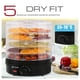 thumbnail image 4 of Deshidratador de frutas y alimentos Dry Fit Negro, 4 of 9