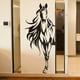 thumbnail image 4 of 1pc, Personality Literary Black And White Horse Wall Sticker, Room Decor, Home Decor, Scene Decor, 4 of 4