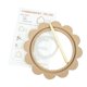 thumbnail image 5 of Aros De Bordado De Madera Marco Fijo Punto De Cruz Manualidades De Bricolaje Forma De Flor, 5 of 5