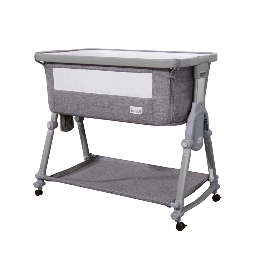 Cuna Colecho Plegable Lil Pengyu Gris Lider