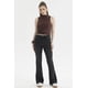 thumbnail image 4 of Polera Mujer Cuello Alto Café Oscuro, 4 of 4