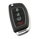 thumbnail image 3 of Carcasa y Hoja de Llave de Control Remoto de 4 Botones para Hyundai i10 i20 i30 i35 i40 Genesis, 3 of 3
