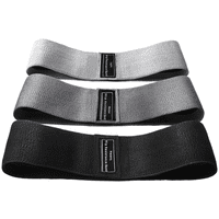 Linea Sport - Set De Bandas Elásticas De Tela Con 3 Niveles De Resistencia