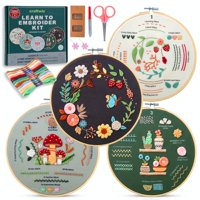 Kit De Bordado Craftwiz De 4 Piezas Para Principiantes